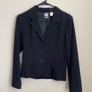 Black button-up blazer